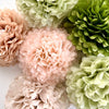 Large paper pom pom set of 8  large 14