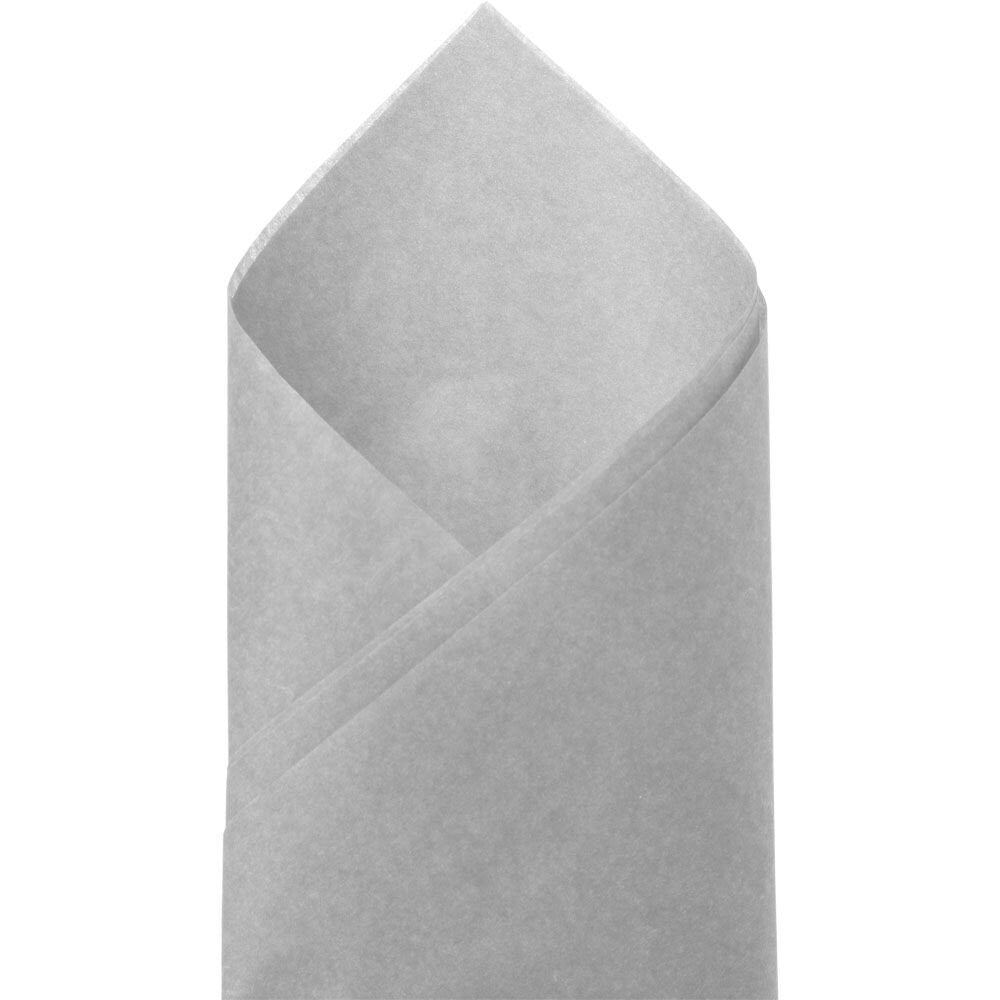 Cool grey tissue paper sheets 20 / 50/ 100  Acid free ligh gray gift wrapping paper 20x30 inch craft retail packaging eco friendly recycled