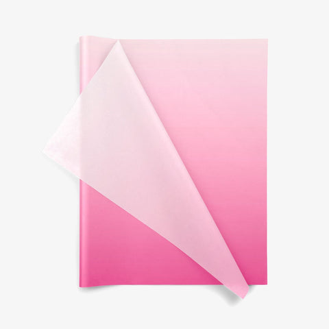 Pink Ombre tissue paper sheets 20/50/100 High Quality Luxury Large Acid Free Sheets Gift Wrap crafts - 50cm X 76 cm  Bulk Tissue Paper