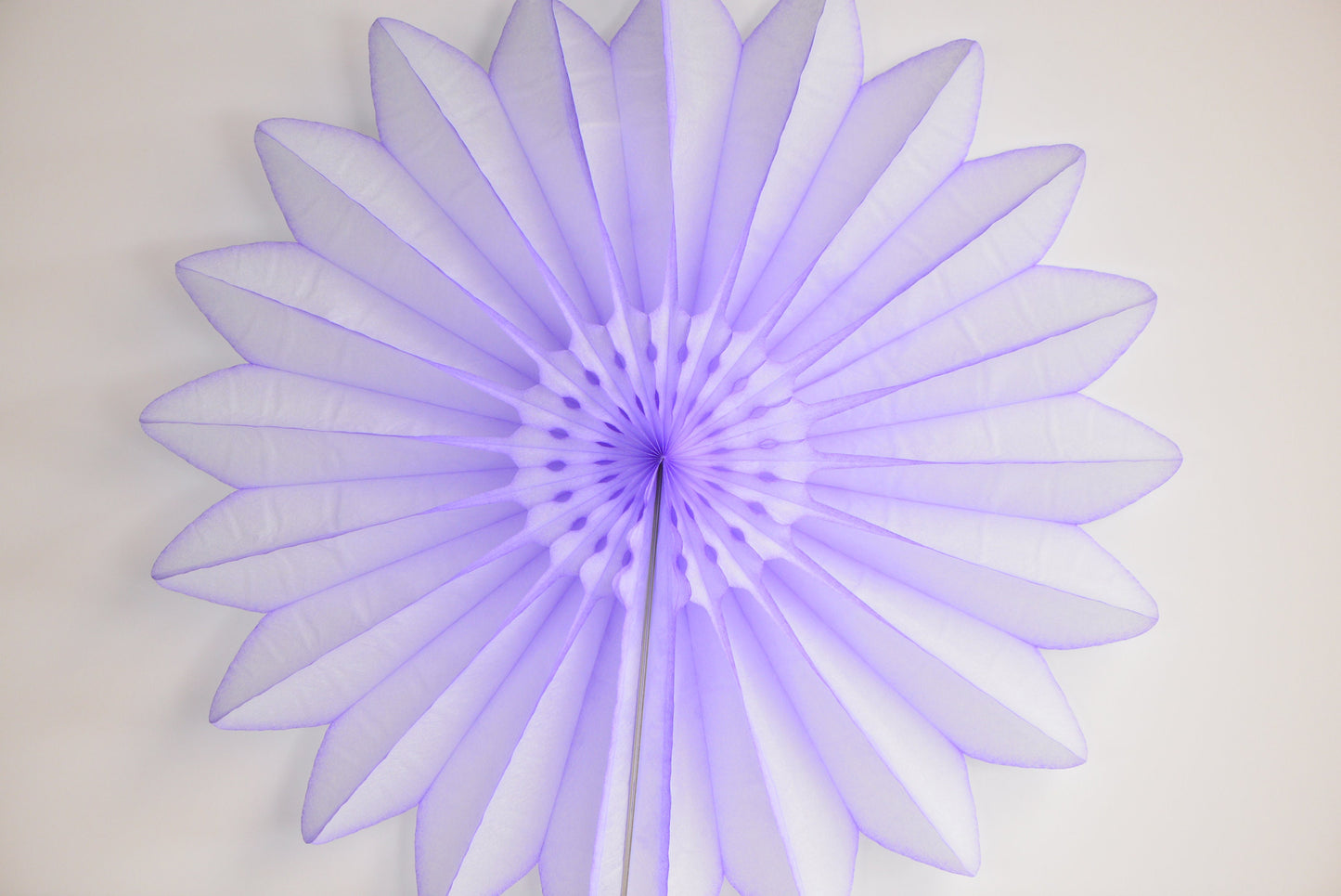 Huge lavender paper Fan  67cm  / 26" Decorative paper Fan lilac wedding birthday partyPaper Decor photo wall, backdrop eco friendly