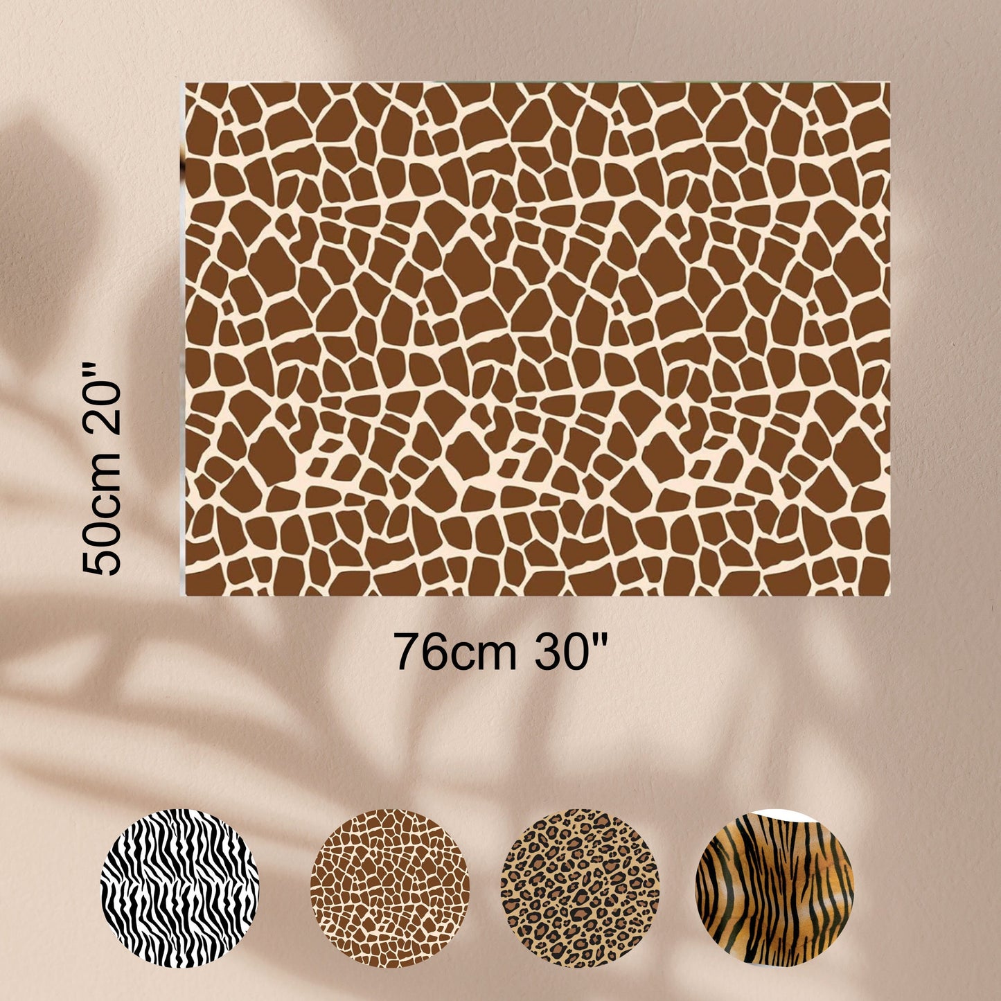 Wild Animal Pattern Tissue Paper - Jungle Print Gift Wrap - 20 Sheets - Birthday Party Supplies, Gift Wrapping Supplies