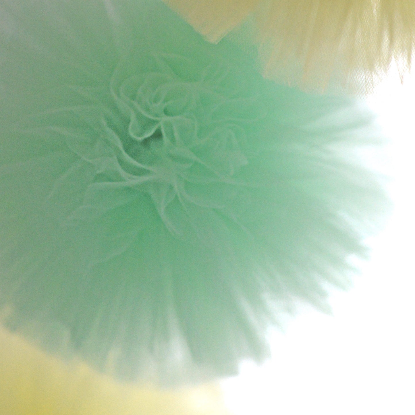 Mint green Tulle Pom Poms for wedding decor Tulle balls baby shower bridal shower kids room home decor gift