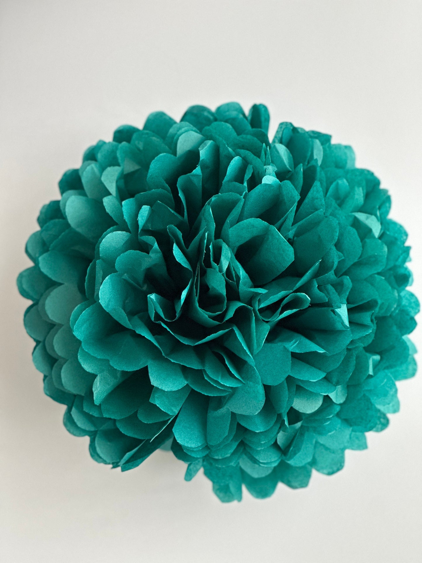 Teal tissue paper pom pom party decorations- various sizes-  wedding, Birthday party, hen party, bridal shower decor eco friendly decor gift