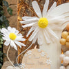 Huge Crepe Paper Flowers – Realistic Daisy Decorations for Weddings, Birthdays, and Party Backdrops in Various Sizes