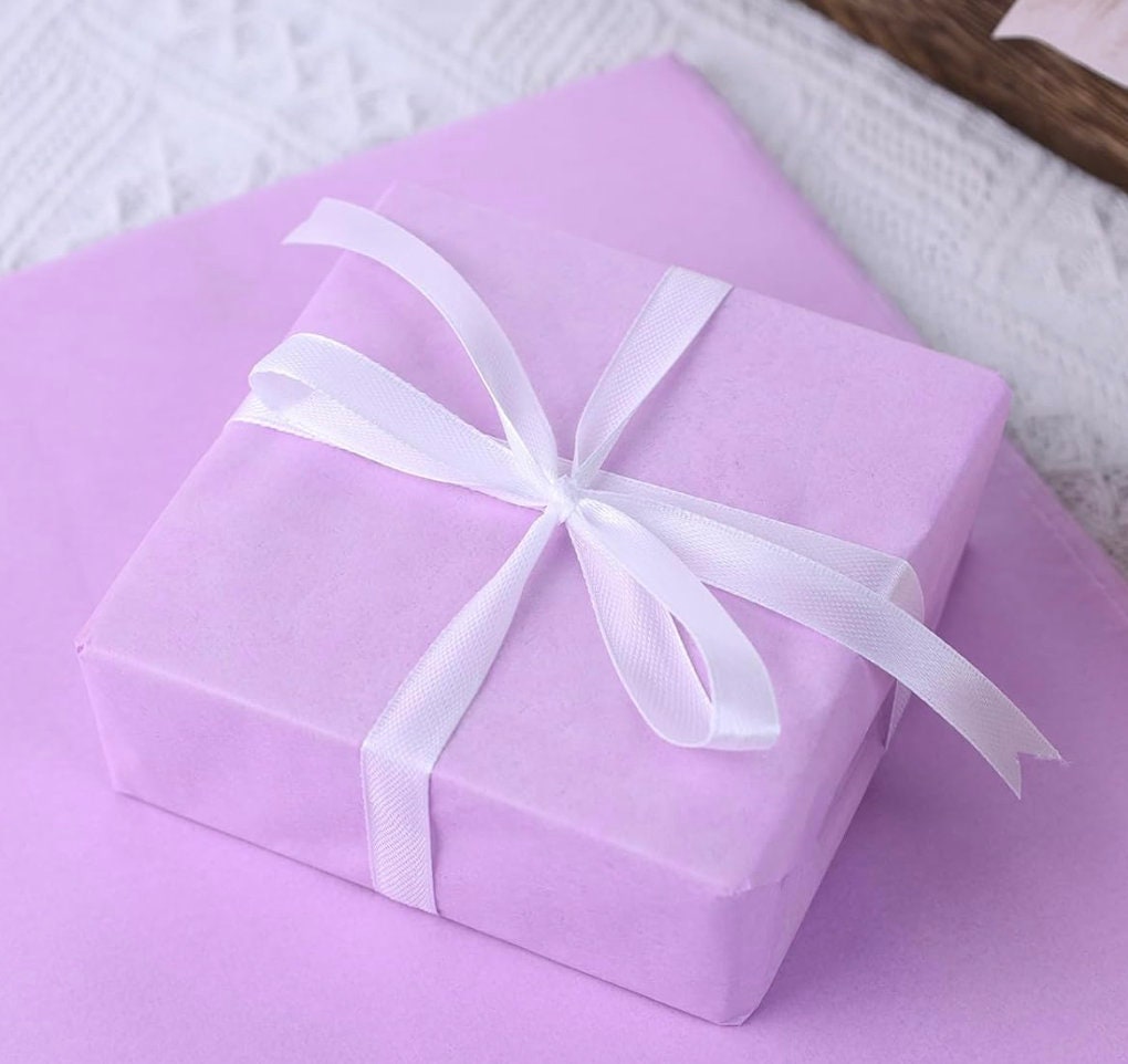 Lilac tissue paper sheets 20x30" Tissue Paper Bulk, Light Purple Gift Wrapping Paper Craft Tissue Paper for Wedding Birthday DIY Project