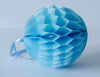 Set of 4 Mixed Size Paper Honeycomb Balls - Custom Colors for Birthday Parties, Weddings, Baby Showers & Shop Displays