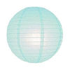 5 PSC light blue Paper lanterns with led light Tissue Paper Lantern Round Hanging Chinese Paper Lantern  12