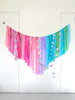 Pastel Fringe Tassel Garland – Reusable Party Backdrop for Birthdays, Baby Showers, Weddings, Unicorn & Mermaid Theme Decorations