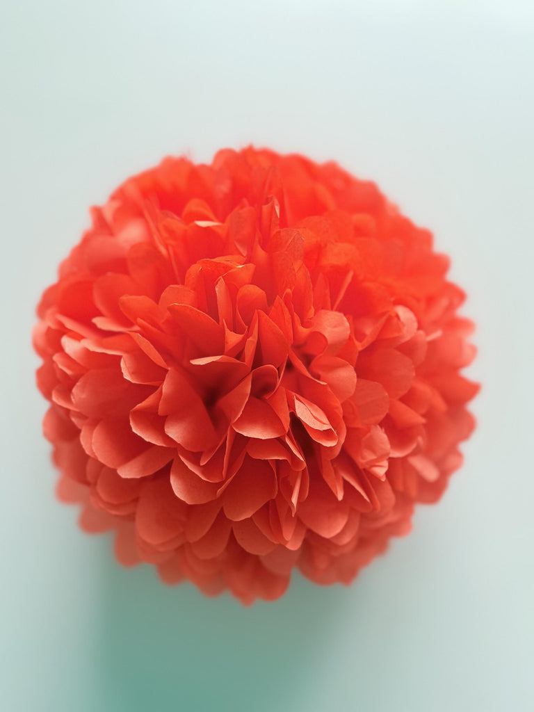 Poppy Paper Pom Pom Party Decorations - Wedding, Baby Shower, Birthday, Fall, Bridal Shower, Christmas, Home & Office Decor