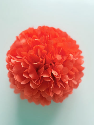 Poppy Paper Pom Pom Party Decorations - Wedding, Baby Shower, Birthday, Fall, Bridal Shower, Christmas, Home & Office Decor