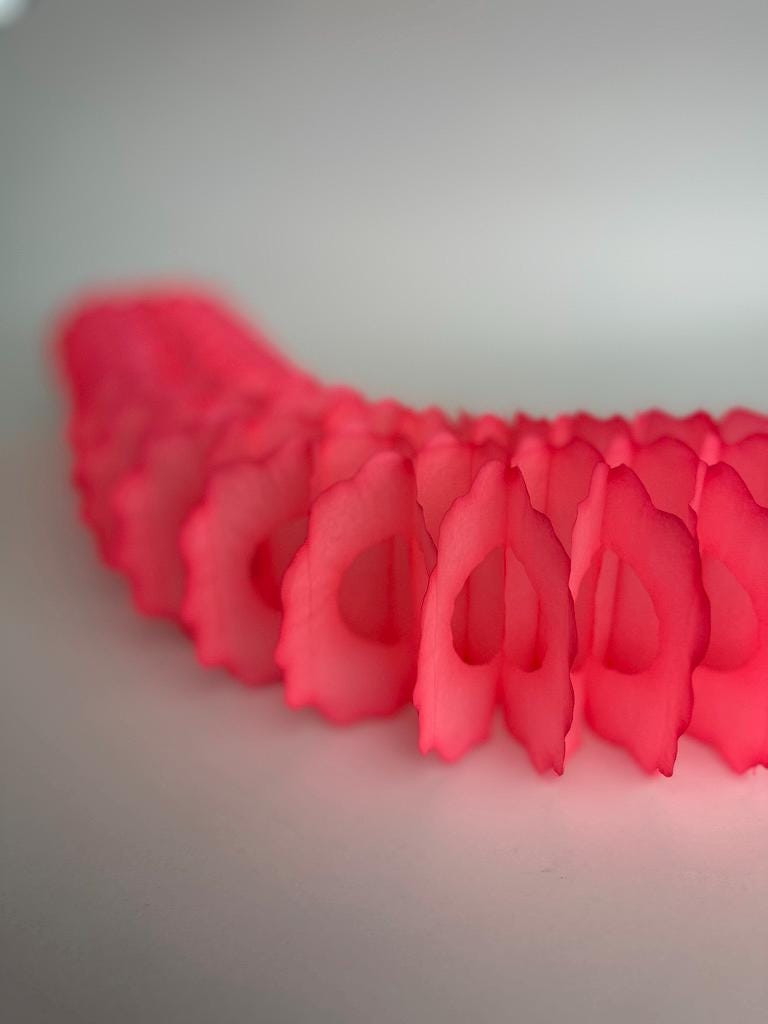 Light Pink Tissue Paper Honeycomb Garland: Reusable Party Decor (11.8 ft)