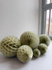 Dusty green paper honeycomb ball party decorations sage green wedding birthday party  bridal shower Baby shower office eco friendly decor