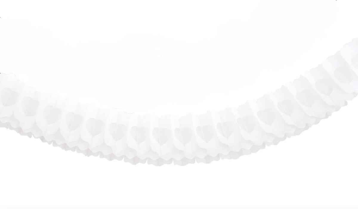 Reusable Tissue Paper Honeycomb Garland, Party Photo Backdrop, 11.8 ft, Baby Shower