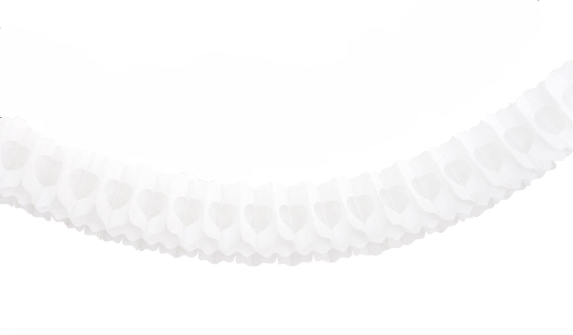 Reusable Tissue Paper Honeycomb Garland, Party Photo Backdrop, 11.8 ft, Baby Shower