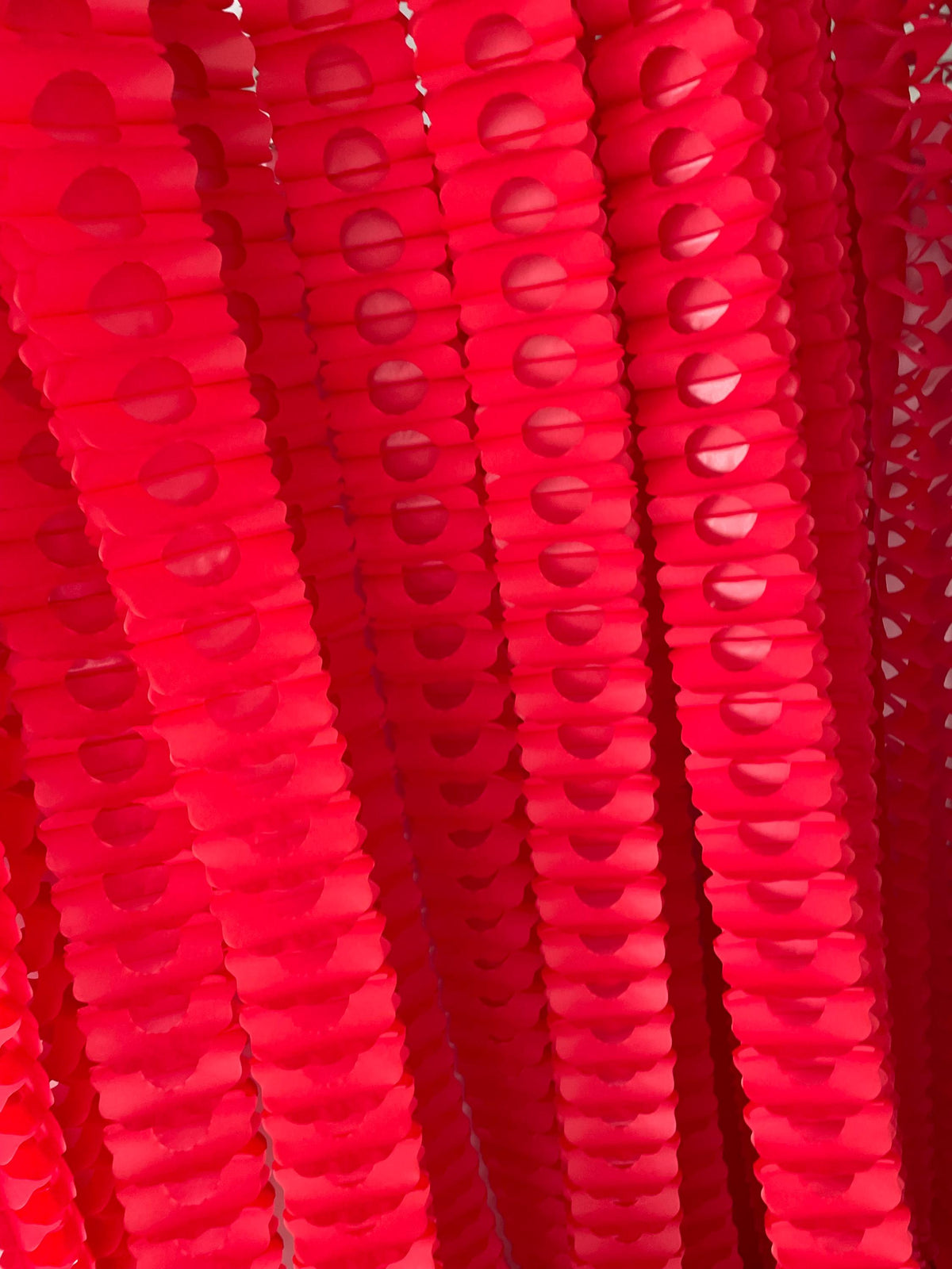 Reusable Tissue Paper Honeycomb Garland, Party Photo Backdrop, 11.8 ft, Baby Shower