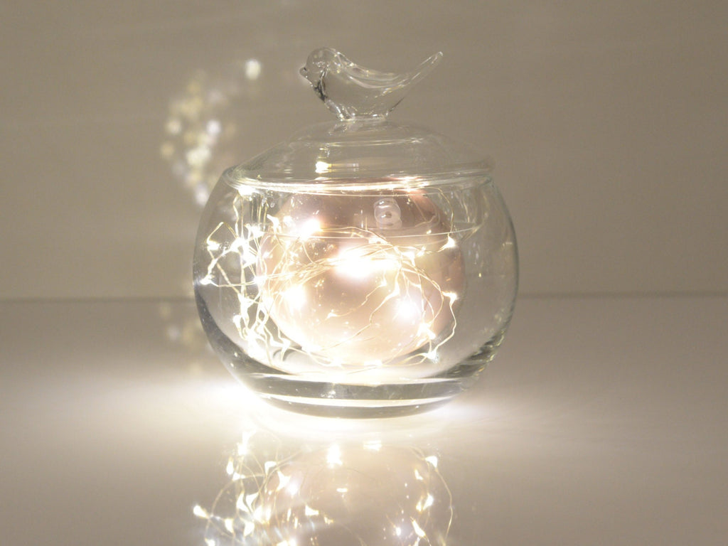 Fairy led lights garland warm white 2m/ 3m/ 10m String lights silver wire garland LED lights for bedroom, Wedding, birthday party battery