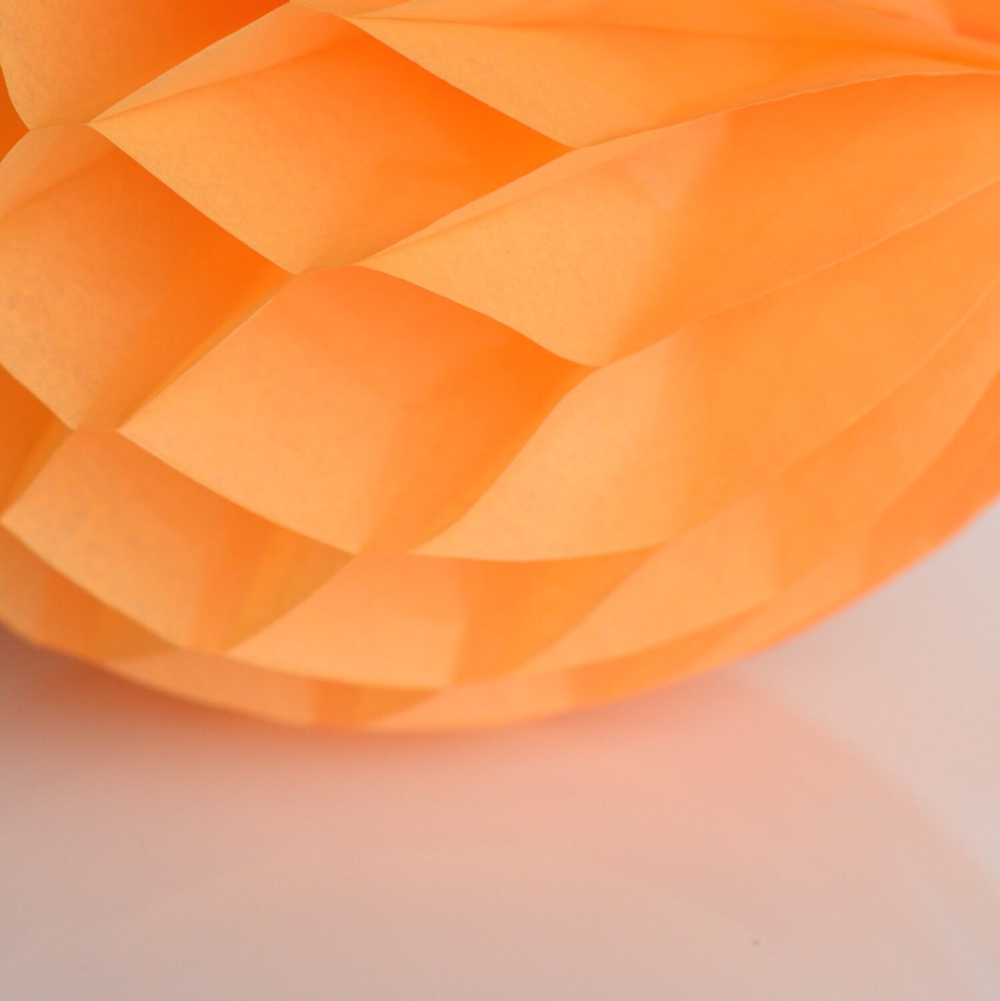 Apricot paper honeycomb ball party decorations Light Orange birthday party Halloween Fall hone wedding baby shower decor eco friendly gift