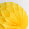 Buttercup paper honeycomb ball | Dark yellow - Birthday party decor | Tropical party decor