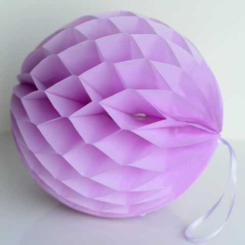 Lilac paper honeycomb ball party decorations various sizes wedding Bridal shower Baby shower unicorn birthday party decor gift eco friendly