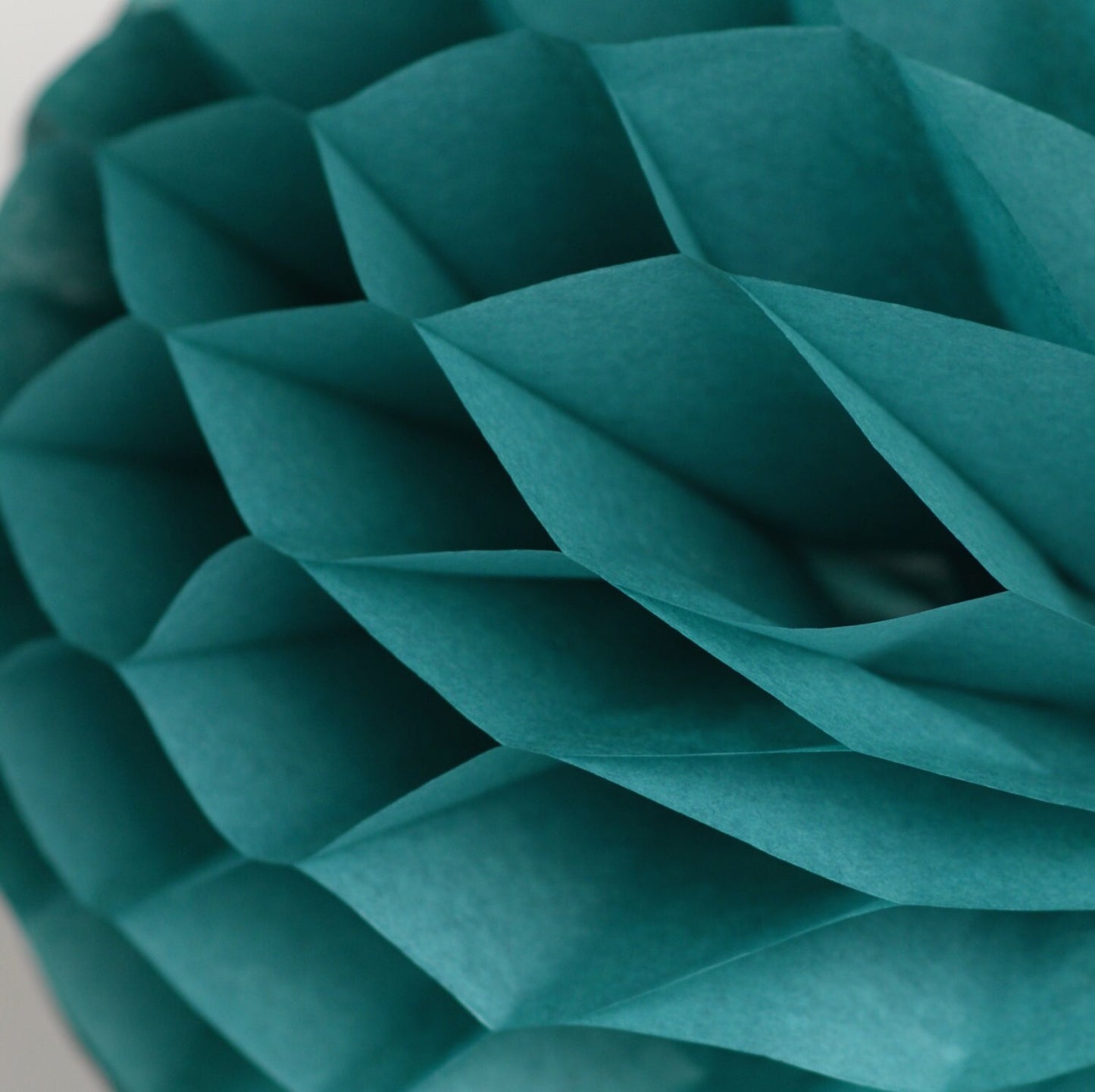 TEAL honeycomb ball - various sizes| Blue green tissue paper honeycombs | Birthday decorations | Christmas decorations