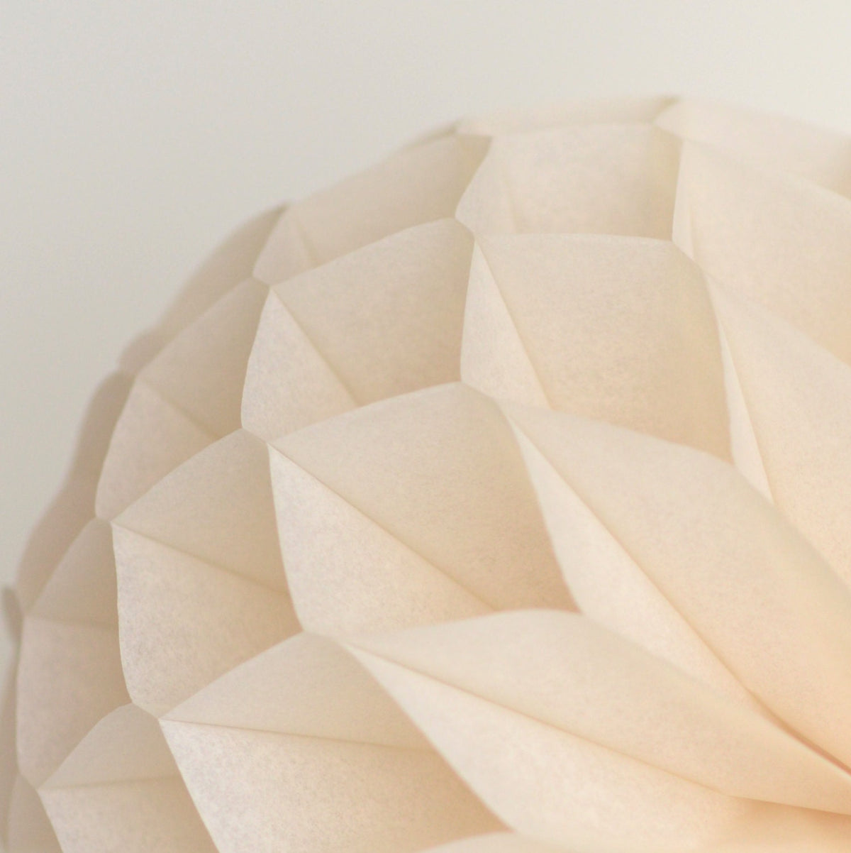 Beige paper honeycomb ball | Wedding decor | Paper pom poms | Wedding isle decor | Nursery decor