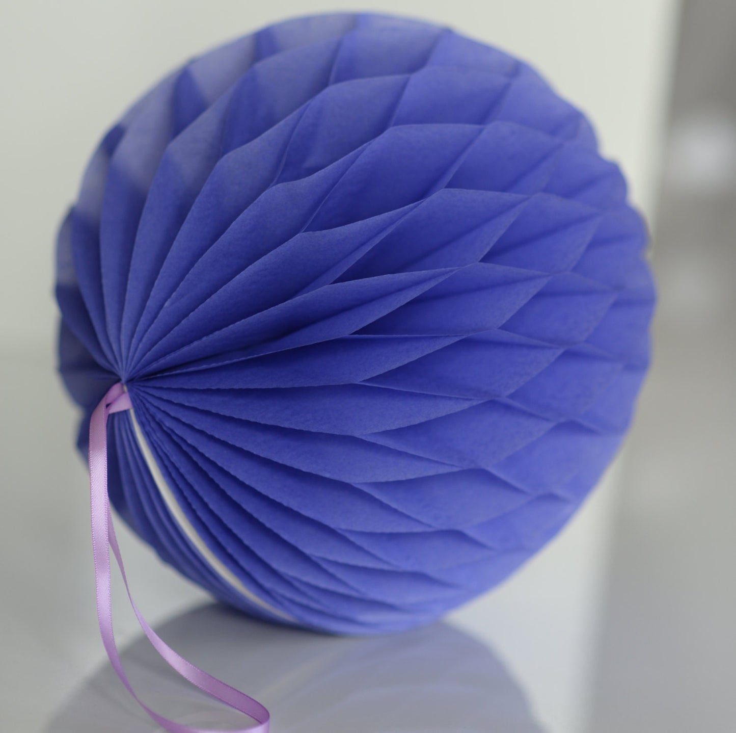 PANSY Purple paper honeycomb ball party decorations, weddding, birthday party decor, sustainable baby shower
