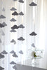 CLOUD / star / heart PAPER GARLAND - Stitched Paper Nursery Birthday Baptism Children party Decor Photo Prop wedding backdrop