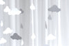 CLOUD / star / heart PAPER GARLAND - Stitched Paper Nursery Birthday Baptism Children party Decor Photo Prop wedding backdrop