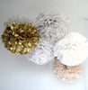 Tissue paper pom poms set | Christmas decoration | Christmas ornament | Paper flowers
