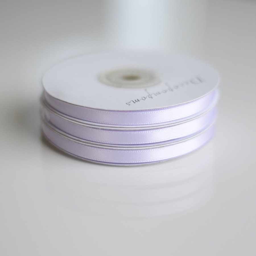 Orchid double sided satin ribbon roll
