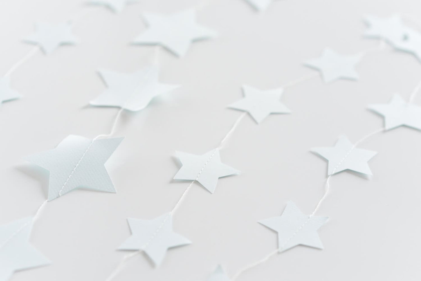 Cloud shaped paper garland 2meters Baby Shower Decorations Nursery Hanging Accessories  1st Birthday Party high chair decorations kids room