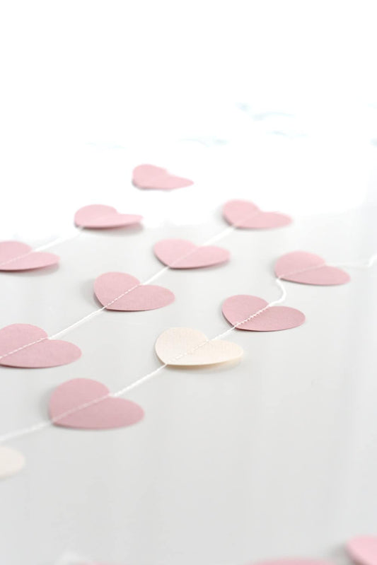 Stitched Paper Garland: Cloud, Star, Heart Nursery Decor
