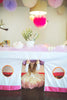 Tulle pom poms set of  2 | Large tulle balls | Kids birthday decor