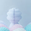 Handcrafted Tissue Paper Honeycomb Tree – Custom Party Decorations, Wedding Centerpiece, Hanging Ornament, Holiday Décor, Reusable Event Dec