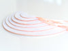 Dusty Pink paper Honeycomb party decorations Ball boho Wedding decor, birthday party Decor, paper ball bridal shower, blush pink baby shower