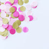 Pink and gold confetti - tissue paper - biodegradable - Decopompoms