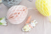 Easter decorations, Easter eggs decorations | Paper Easter eggs | pastel colours - dusty pink, yellow and grey - Decopompoms