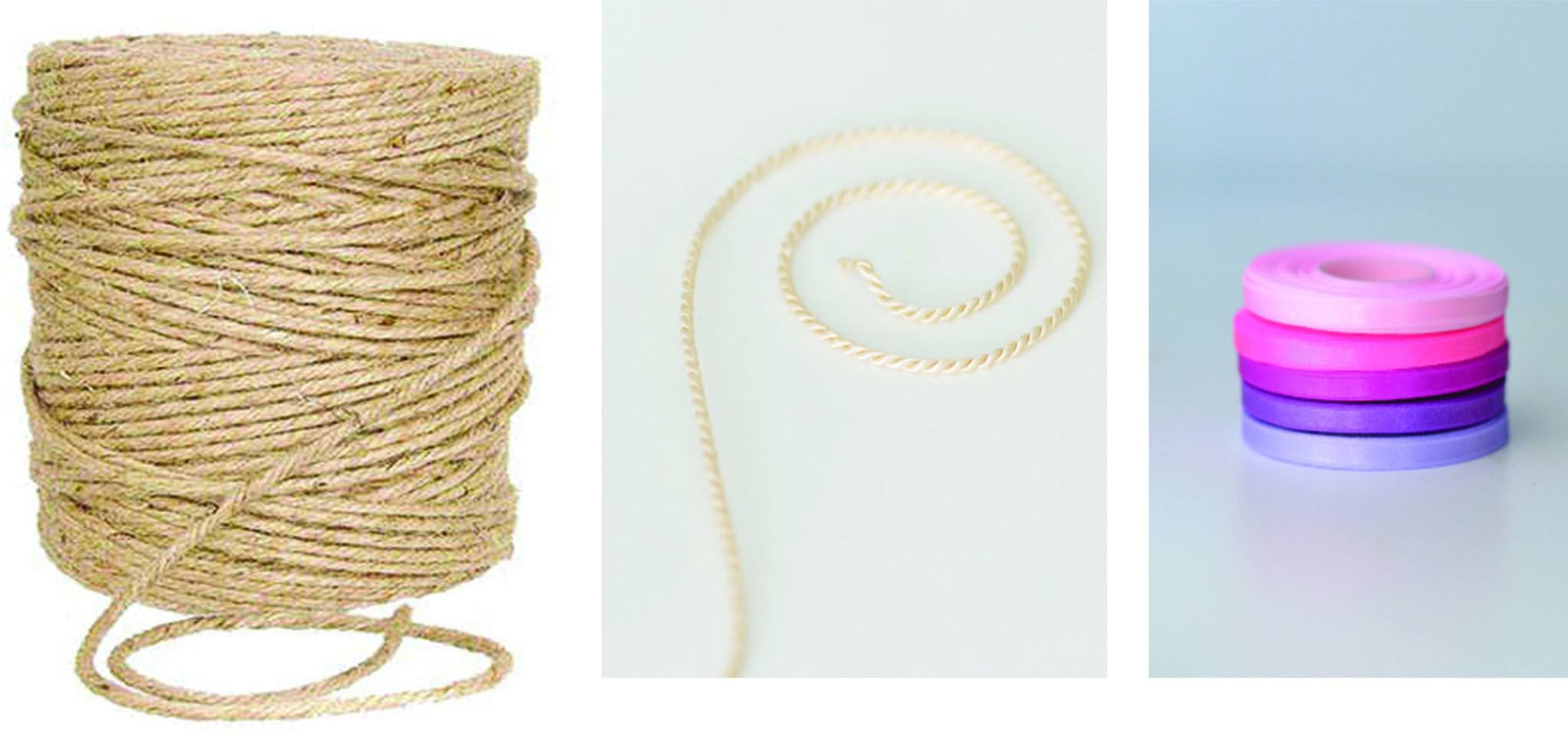 FROSTY BLUE tassel garland - various lengths - Decopompoms