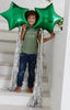 Green star foil Balloon - Decopompoms