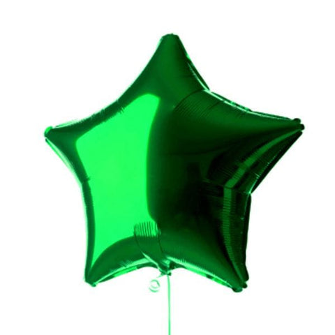 Green star foil Balloon - Decopompoms