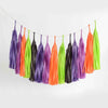 Halloween Tassel Garland - various lengths - Decopompoms