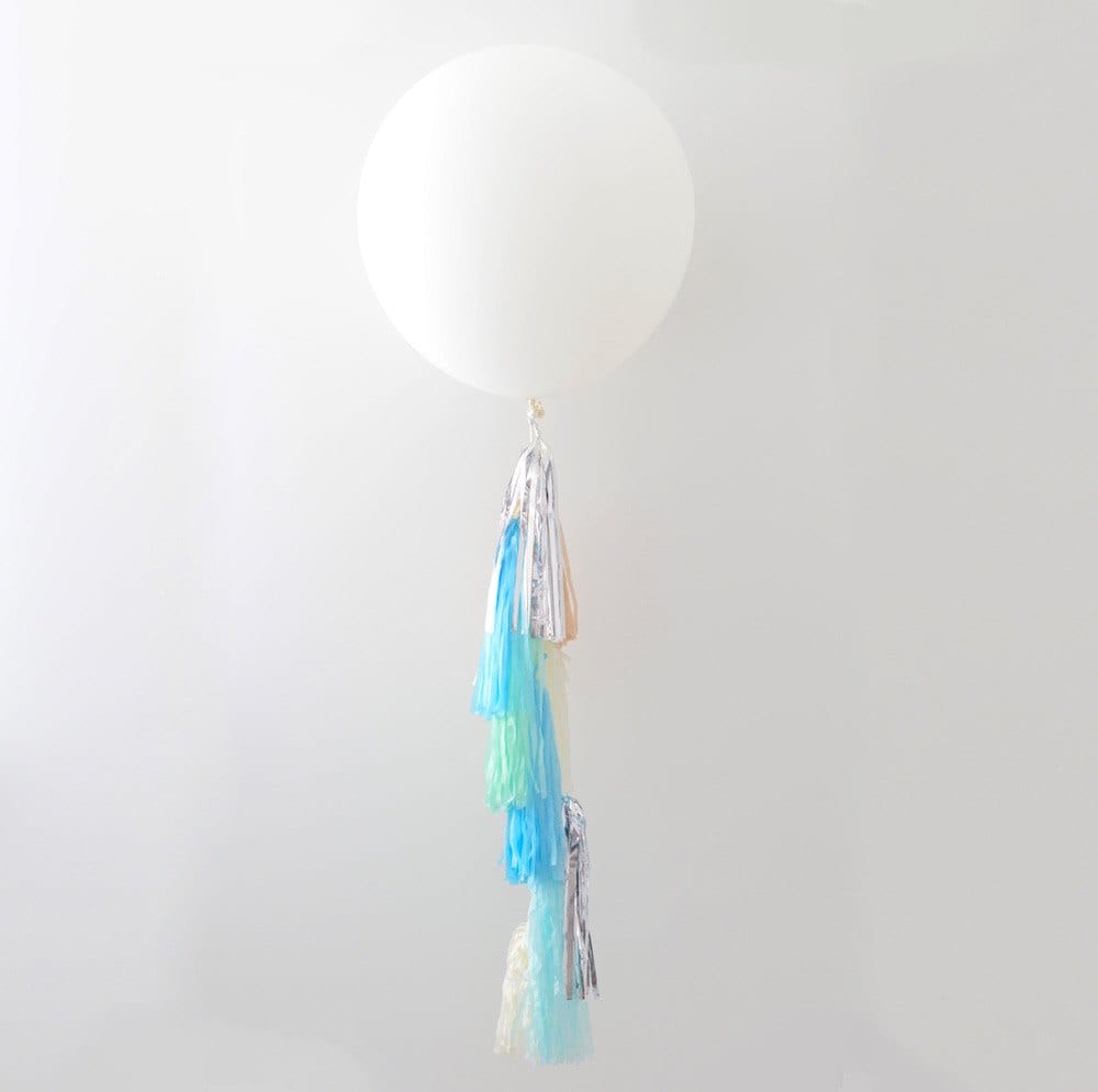 Tassel tail garland for giant balloon - custom colors and length