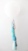 Tassel tail garland for giant balloon - custom colors and length - Decopompoms