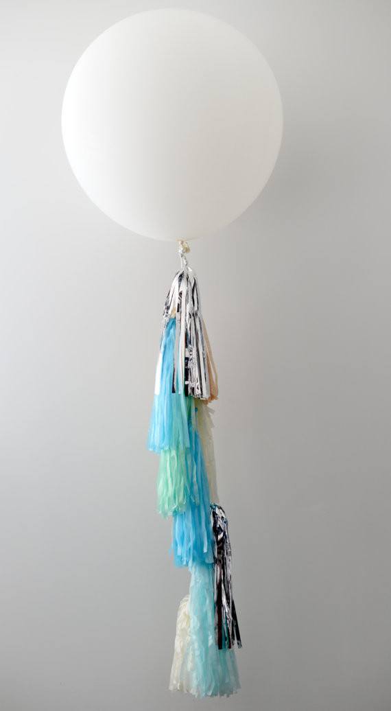White giant balloon 36" / 90cm - Decopompoms