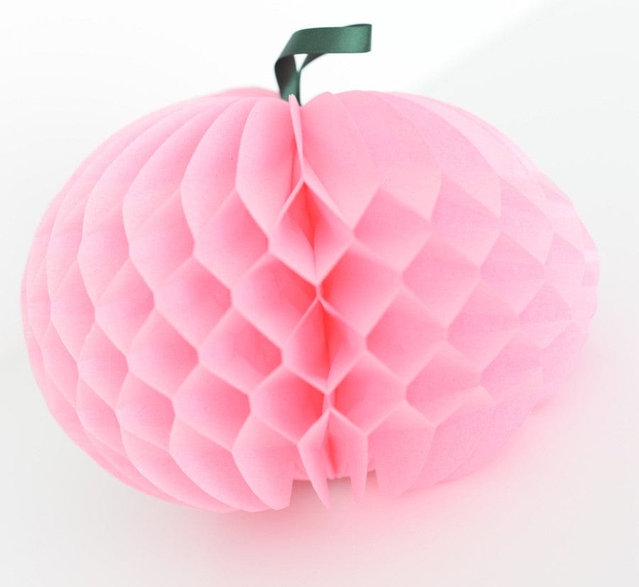 Honeycomb pumpkin decorations - Halloween decor - custom colors - Decopompoms