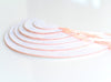 Baby pink paper honeycomb - hanging party decorations - Decopompoms