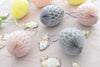 Easter egg honeycomb decoration - custom color - 15cm - Decopompoms