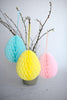 Honeycomb easter egg decoration - custom color - 30cm - Decopompoms