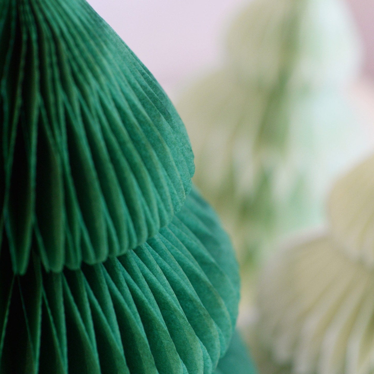 Large paper Christmas tree - Paper Honeycomb - custom color -18"/ 45 cm - Decopompoms