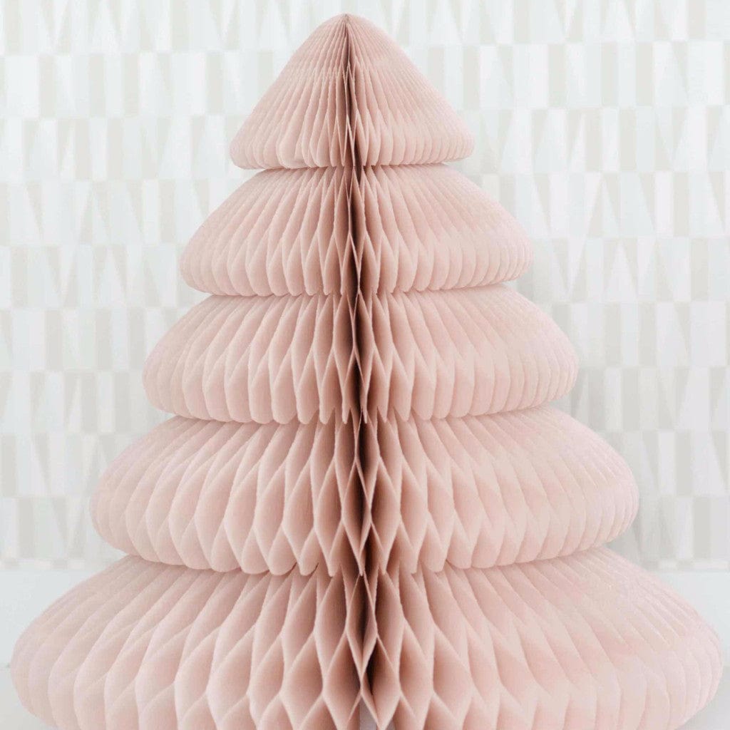 Large paper Christmas tree - Paper Honeycomb - custom color -18"/ 45 cm - Decopompoms